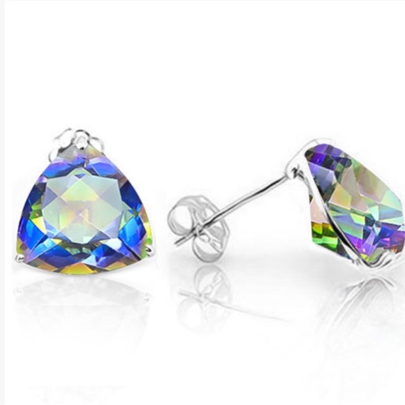 Ocean Mystic sterling silver earrings